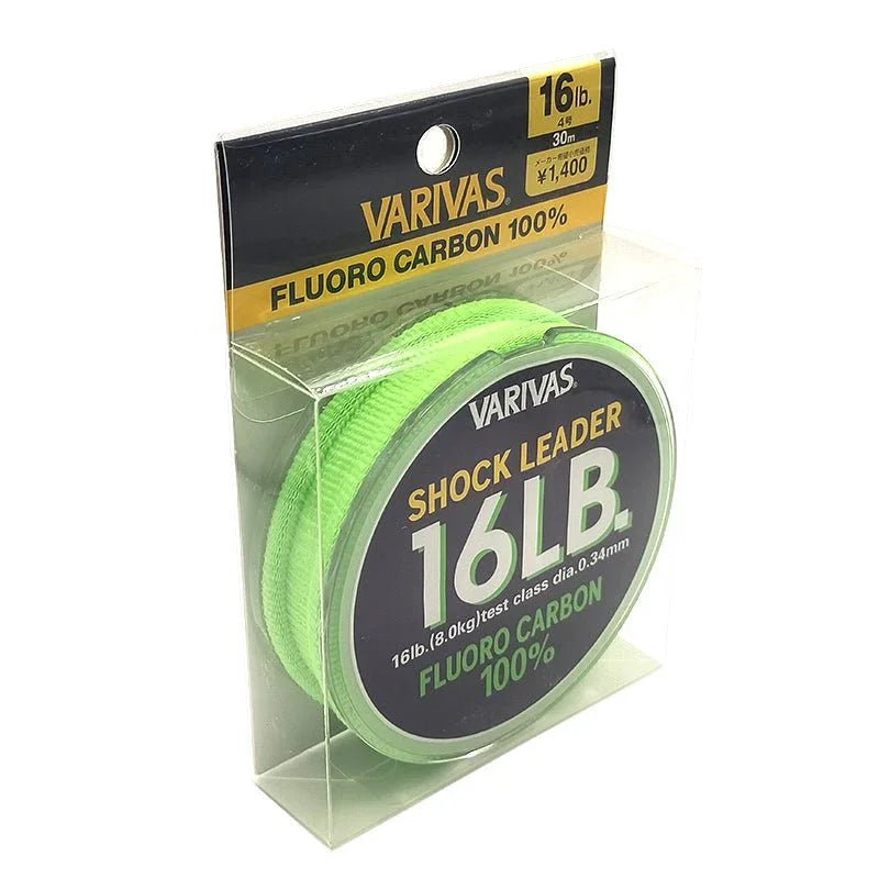 Varivas 100% Fluoro carbon Shock Leader 30m - Addict Tackle