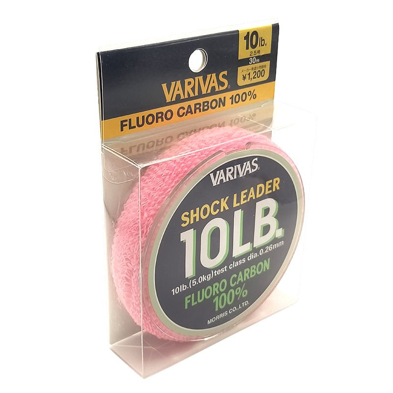 Varivas 100% Fluoro carbon Shock Leader 30m - Addict Tackle