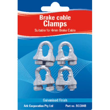 Brake Cable Clamps Set Of 4 - Addict Tackle