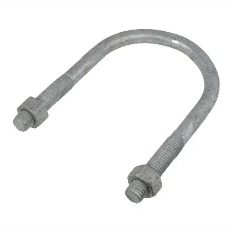 Galvanised Round U Bolts & Nuts - Addict Tackle