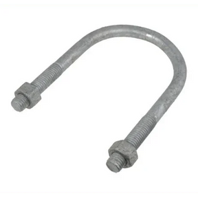 Galvanised Round U Bolts & Nuts - Addict Tackle