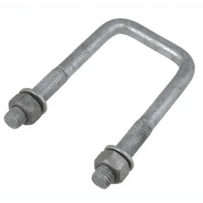 Galvanised Square U Bolts & Nuts - Addict Tackle