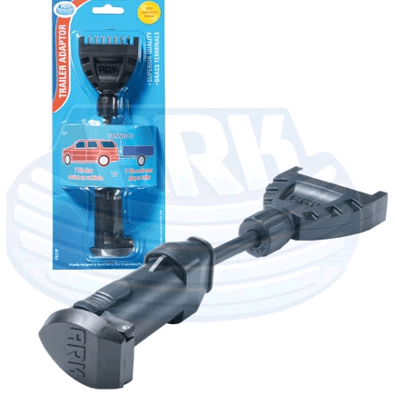 TRAILER ADAPTOR - 7P FLAT TO 7P SMALL ROUND - Addict Tackle