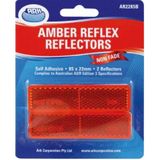 Trailer Self Adhesive 22x85mm Clearance Reflector - Addict Tackle