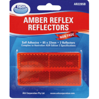 Trailer Self Adhesive 22x85mm Clearance Reflector - Addict Tackle