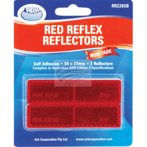 Trailer Self Adhesive 22x85mm Clearance Reflector - Addict Tackle