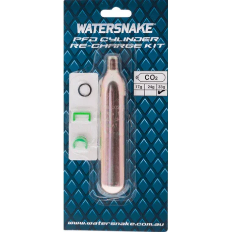 Watersnake Cylinder 33gm with Clips for Adult Inflatable - Addict Tackle