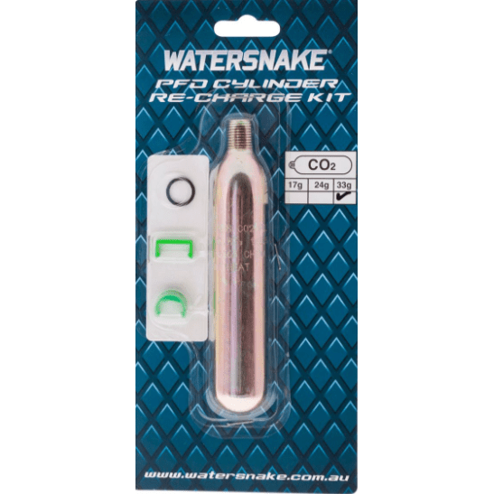 Watersnake Cylinder 33gm with Clips for Adult Inflatable - Addict Tackle