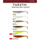 Westin Shadteez Slim Soft Plastics 4in by Westin at Addict Tackle