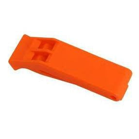 Orange Plastic Pealess Whistle by Sam Allen at Addict Tackle