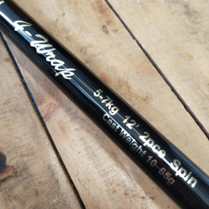 Wilson 4 Wrap 12' 5-7kg Spin 2 pc Surf Rod by Wilson at Addict Tackle