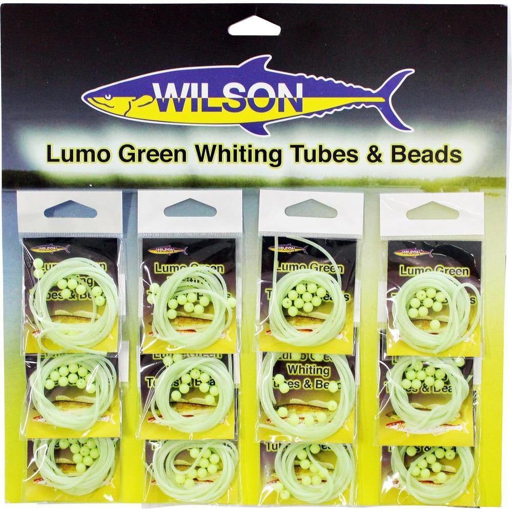 Wilson Lumo Green Whiting Tube & Beads by Wilson at Addict Tackle