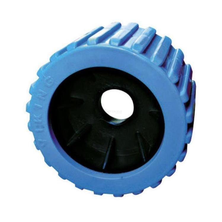 Wobble Roller 5in Ribbed Blue by Addict Tackle at Addict Tackle