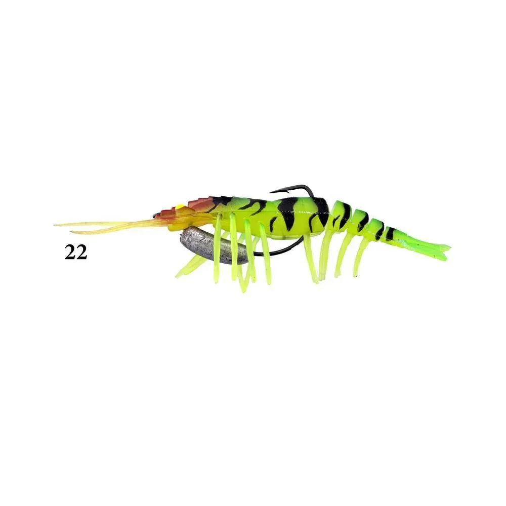 Zerek Live Shrimp Hot Legs 4in by Zerek at Addict Tackle
