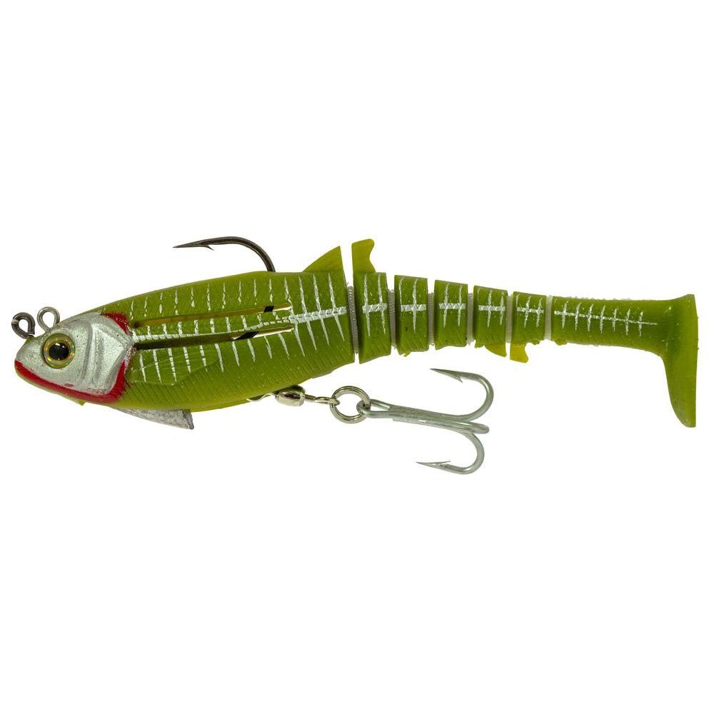 Zerek Flat Shad X Jighead Soft Plastic - 90mm - 8 Gram - Addict Tackle